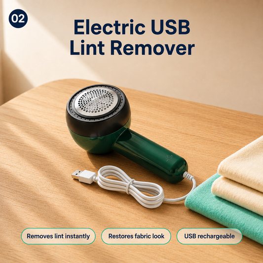Electric USB Lint Remover