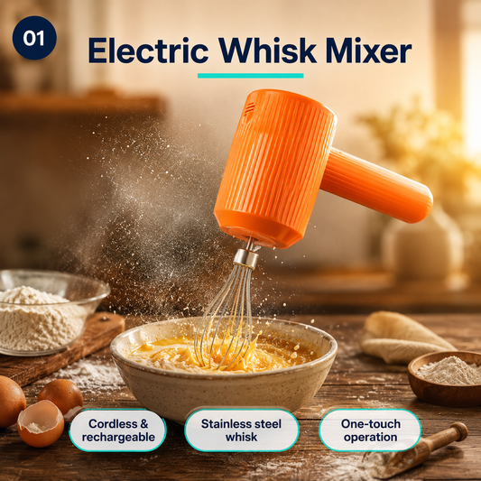 Electric Handheld Whisk Mixer