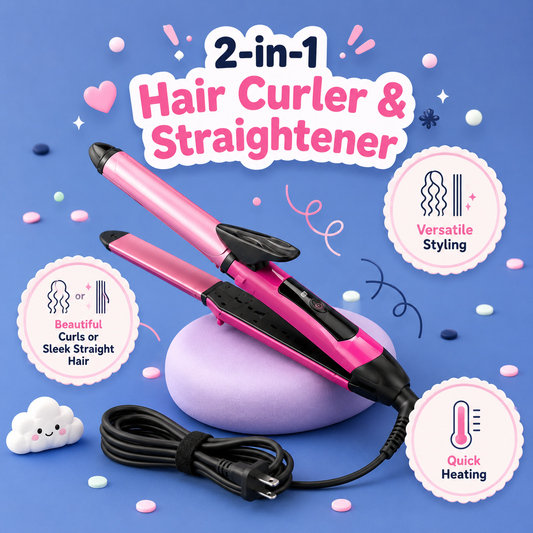 Hair Curler & Straightener